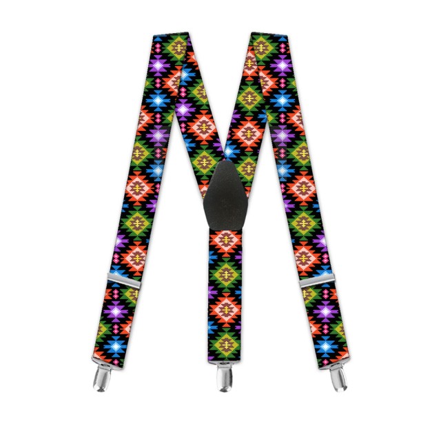 Bretele copii, imprimeu "Traditional Multicolor"