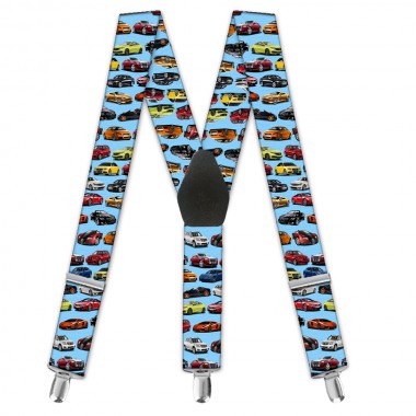 Bretele damă, imprimeu "Mașini"