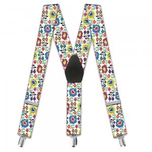 Bretele dama, imprimeu "Traditional Floral Multicolor"
