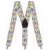 Bretele dama, imprimeu "Traditional Floral Multicolor"