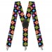 Bretele dama, imprimeu "Traditional Multicolor"