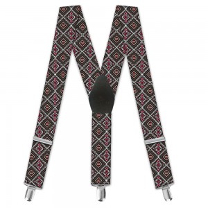 Bretele dama, imprimeu "Traditional Design Romburi"