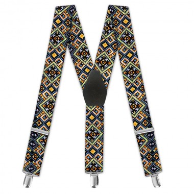 Bretele pantaloni, moderne, damă, "Tradițional Românesc"