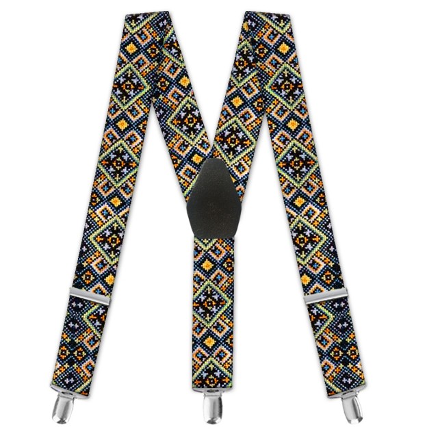 Bretele pantaloni, moderne, damă, "Tradițional Românesc"