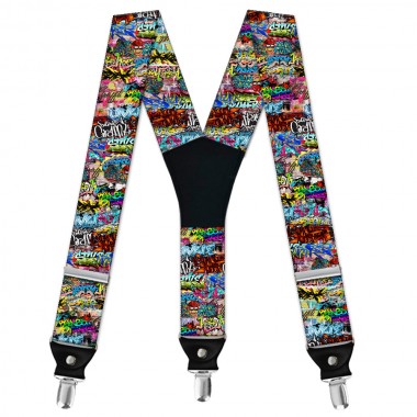Bretele personalizate, “Arta Urbana - Graffiti"