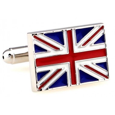 Butoni camasa model steag Marea Britanie