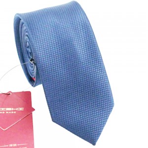 Cravată slim albastru pastel clasic