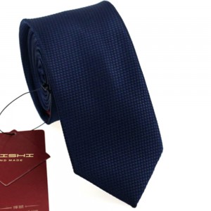 Cravată slim bleumarin clasic