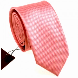 Cravata slim roz Capucin