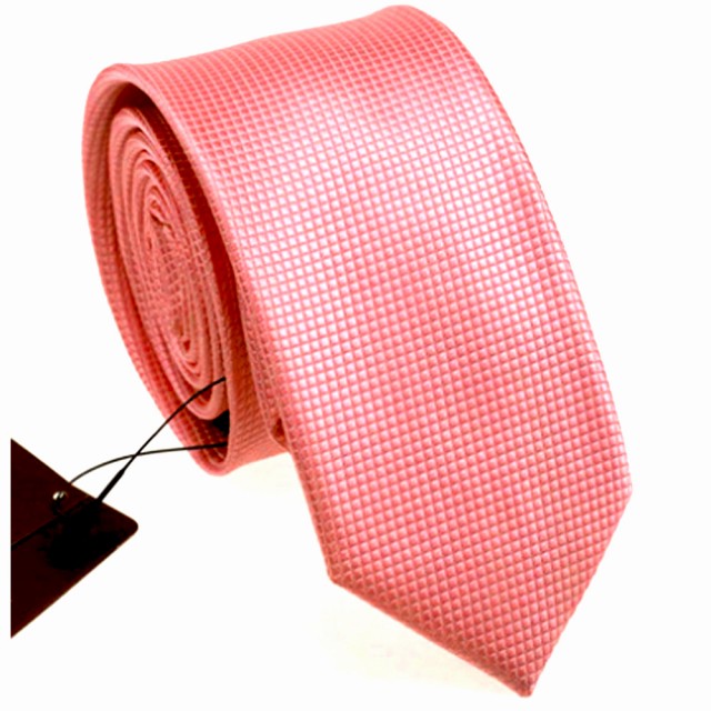 Cravata slim roz Capucin