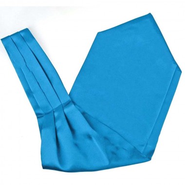 Esarfa ascot bleu