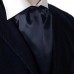 Esarfa ascot bleumarin
