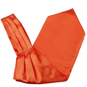 Esarfa ascot portocalie
