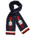 Fular unisex, bleumarin, soldati Queen's Guard