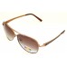 Ochelari de soare rama metalica aramie lentila maro UV400 60002