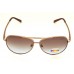 Ochelari de soare rama metalica aramie lentila maro UV400 60002