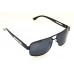 Ochelari de soare rama metalica neagra lentila neagra UV400 60004