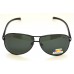 Ochelari de soare rama metalica neagra lentila verde UV400 60005