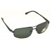 Ochelari de soare rama metalica neagra lentila verde inchis UV400