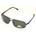 Ochelari de soare rama metalica neagra lentila verde inchis UV400