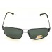 Ochelari de soare rama metalica neagra lentila verde inchis UV400