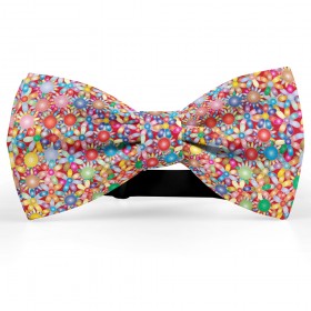 Papion personalizat cu model “Floral Multicolor”