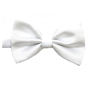  Papion alb cu romburi mici White Rose