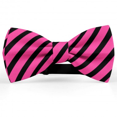 Papion barbati, roz-fucsia, dungi negre late oblice