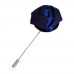 Pin rever sacou, bleumarin