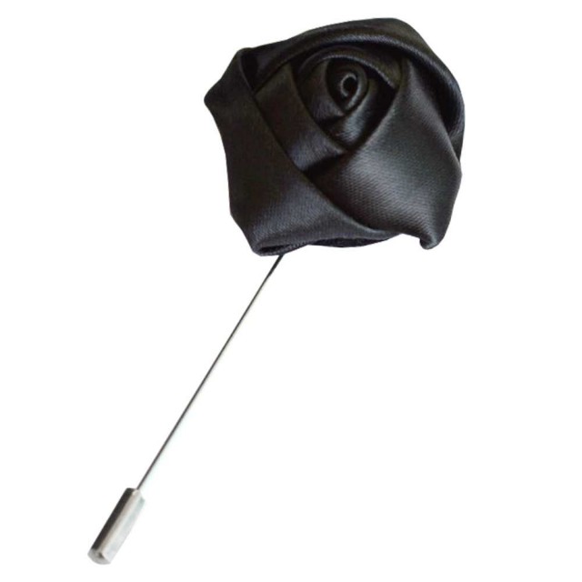 Pin rever sacou, negru