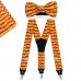 Set papion, batistă, bretele, personalizat, design "Steagul Spaniei"