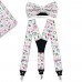 Set papion, batistă, bretele, personalizat,  model "Last Bling"