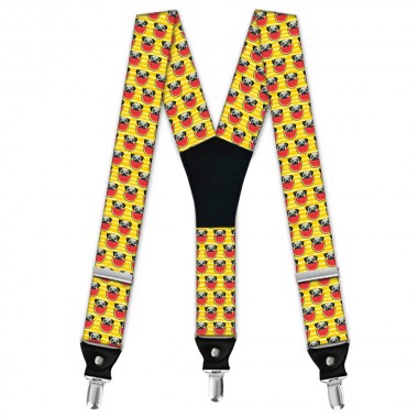 Bretele pantaloni personalizate, Bulldog în vacanță