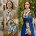 Esarfa dama eleganta model lamai Amalfi Royal matase vascoza