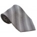 Cravata barbati gri cu model abstract negru si patratele albe 188