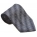 Cravata barbati gri cu model floral alb cu negru 186