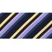 Papion colorat cu dungi oblice galbene negre roz bleu bleumarin 
