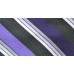 Cravata barbati neagra cu dungi oblice gri argintii violet 258