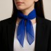 Esarfa voal albastru regal, dama, 65x65 cm – sofisticata, vibranta si eleganta