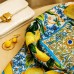 Esarfa dama eleganta Fiori D'amalfi, batic colorat cu model mediteranean