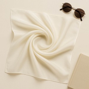 Esarfa ivory voal