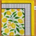Esarfa tip Batic dama eleganta galben lamaie – Lemon Polka