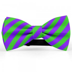 Papion barbati, albastru-indigo, dungi oblice verde-mar