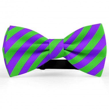 Papion barbati, albastru-indigo, dungi oblice verde-mar