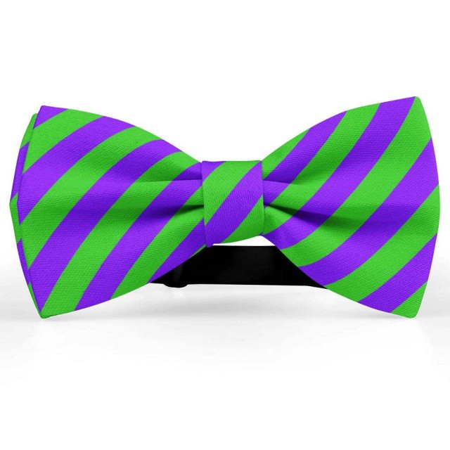 Papion barbati, albastru-indigo, dungi oblice verde-mar