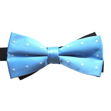 Papion bleu cu buline albe 1764