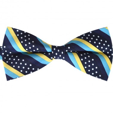 Papion bleumarin, clasic, galben, bleu