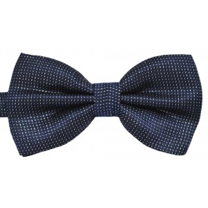 Papion bleumarin cu fir argintiu 1662