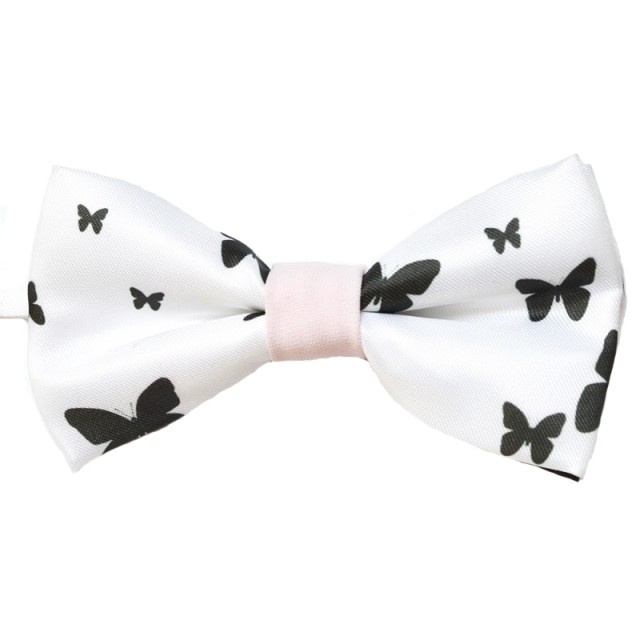Papion alb BLACK BUTTERFLIES