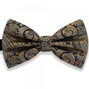  Papion bleumarin, elegant, model crem auriu Luxury Line
